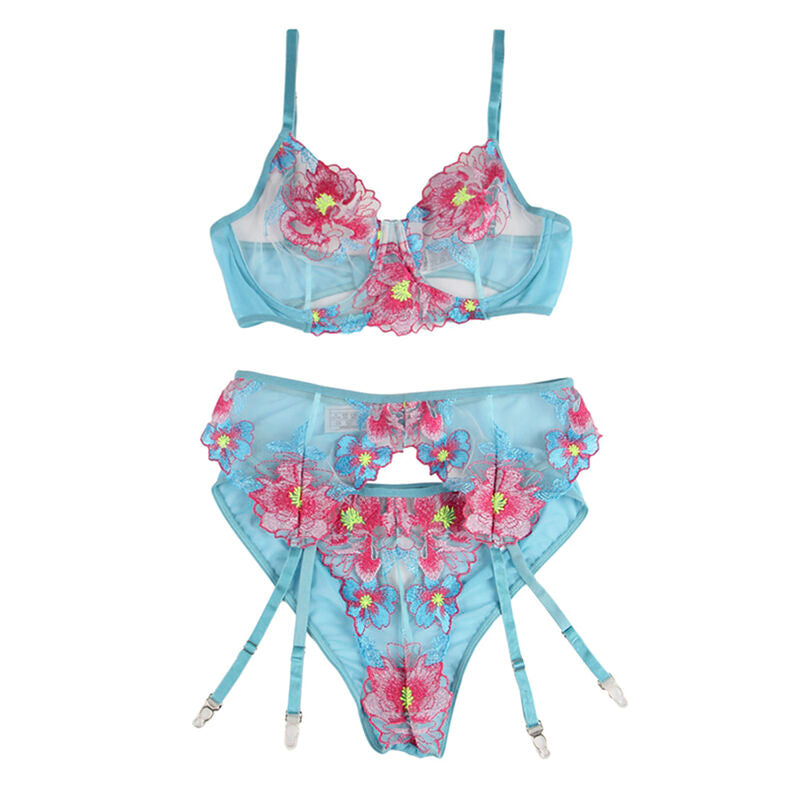 CONJUNTO DE LINGERIE 3 PEÇAS - SUBBLIME L/XL