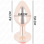 PLUG ANAL ROSE GOLD - KINK - TAMANHO S