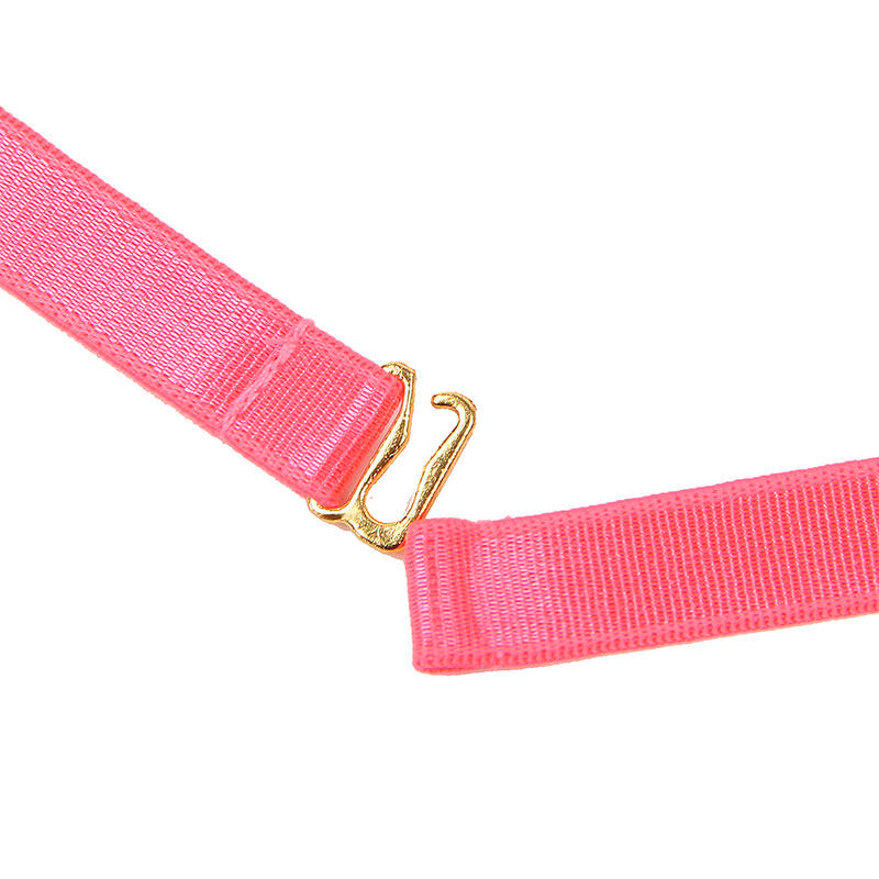 CONJUNTO DE LINGERIE COM DETALHES ROSA FLUORESCENTE - SUBBLIME L/XL