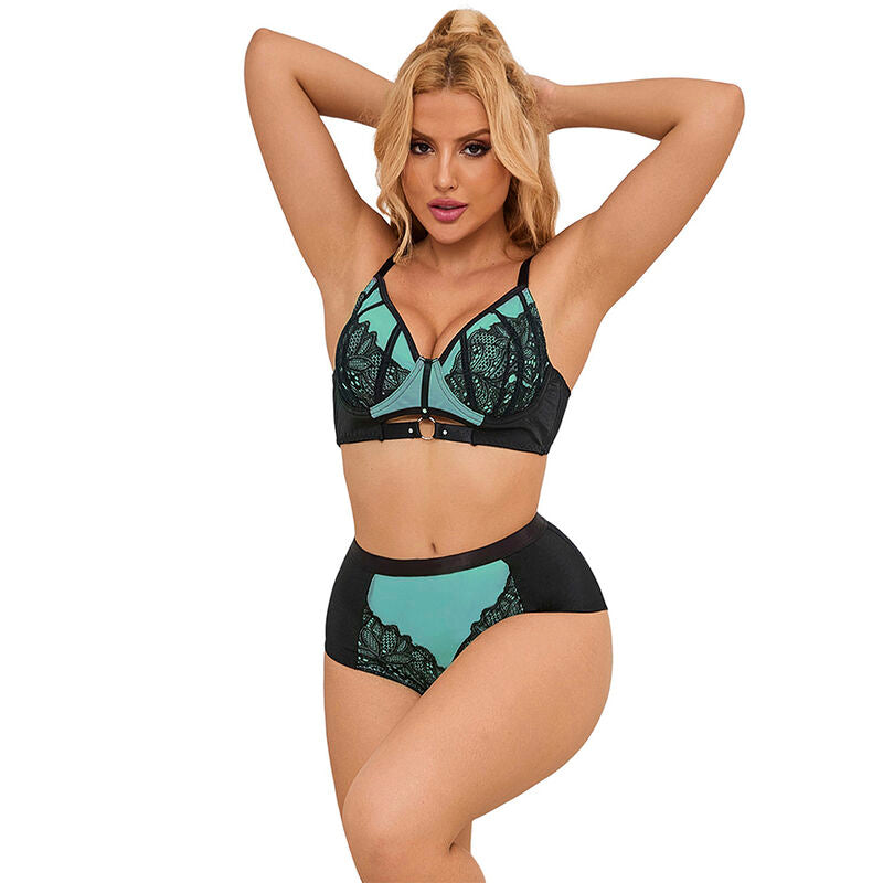 CONJUNTO DE LINGERIE COM TRANSPARÊNCIAS - SUBBLIME S/M