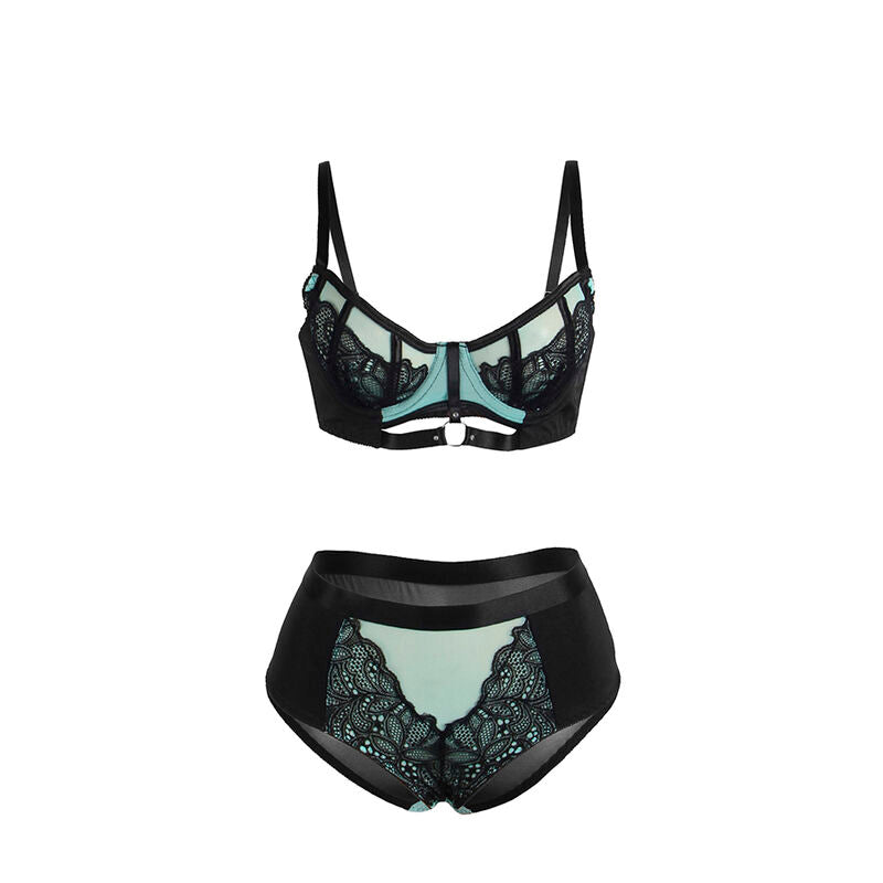 CONJUNTO DE LINGERIE COM TRANSPARÊNCIAS - SUBBLIME S/M