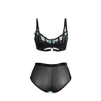 CONJUNTO DE LINGERIE COM TRANSPARÊNCIAS - SUBBLIME S/M