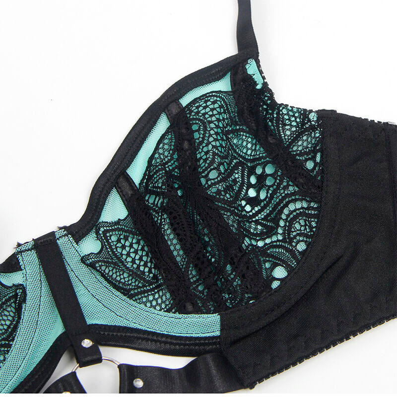 CONJUNTO DE LINGERIE COM TRANSPARÊNCIAS - SUBBLIME S/M