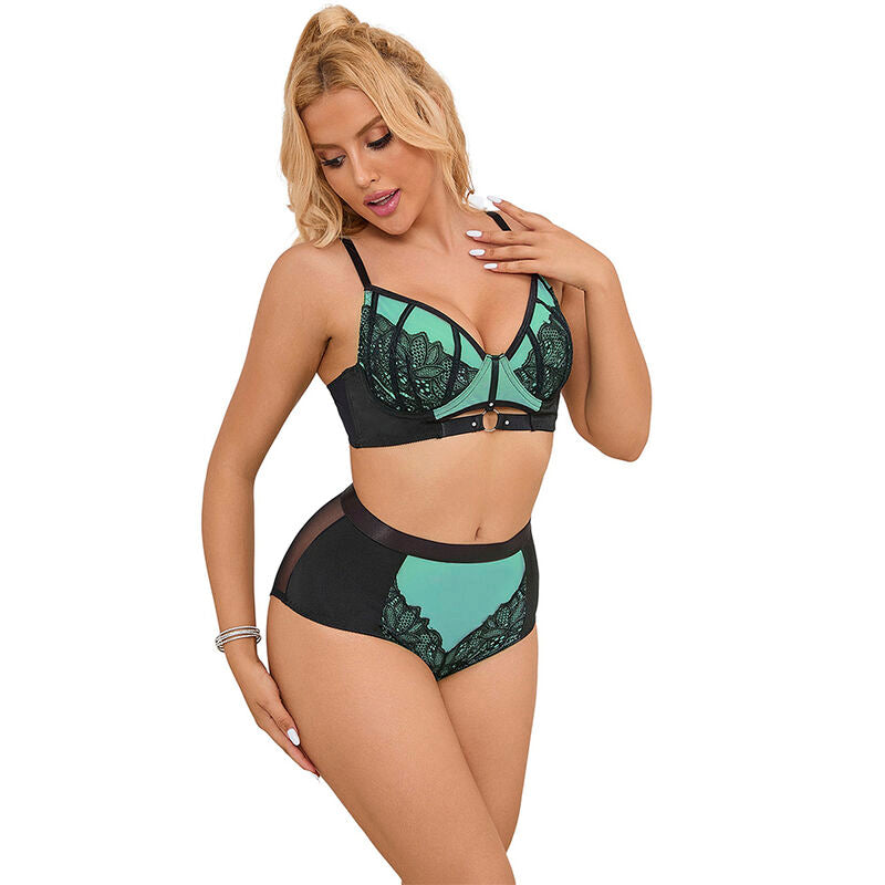 CONJUNTO DE LINGERIE COM TRANSPARÊNCIAS - SUBBLIME S/M