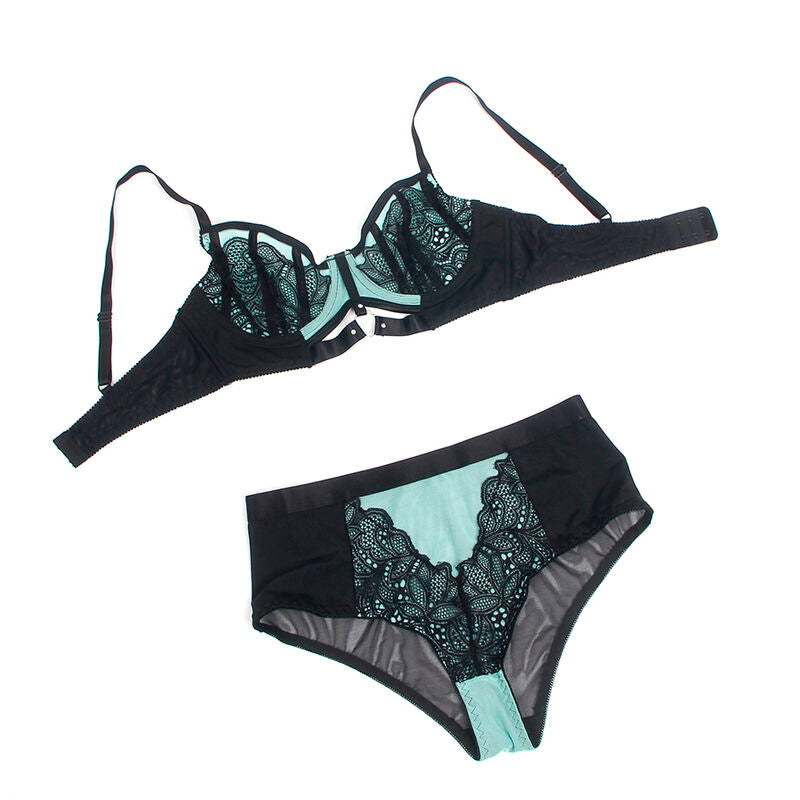 CONJUNTO DE LINGERIE COM TRANSPARÊNCIAS - SUBBLIME S/M
