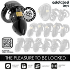 GAIOLA DE CASTIDADE AJUSTÁVEL 7,5CM - ADDICTED TOYS