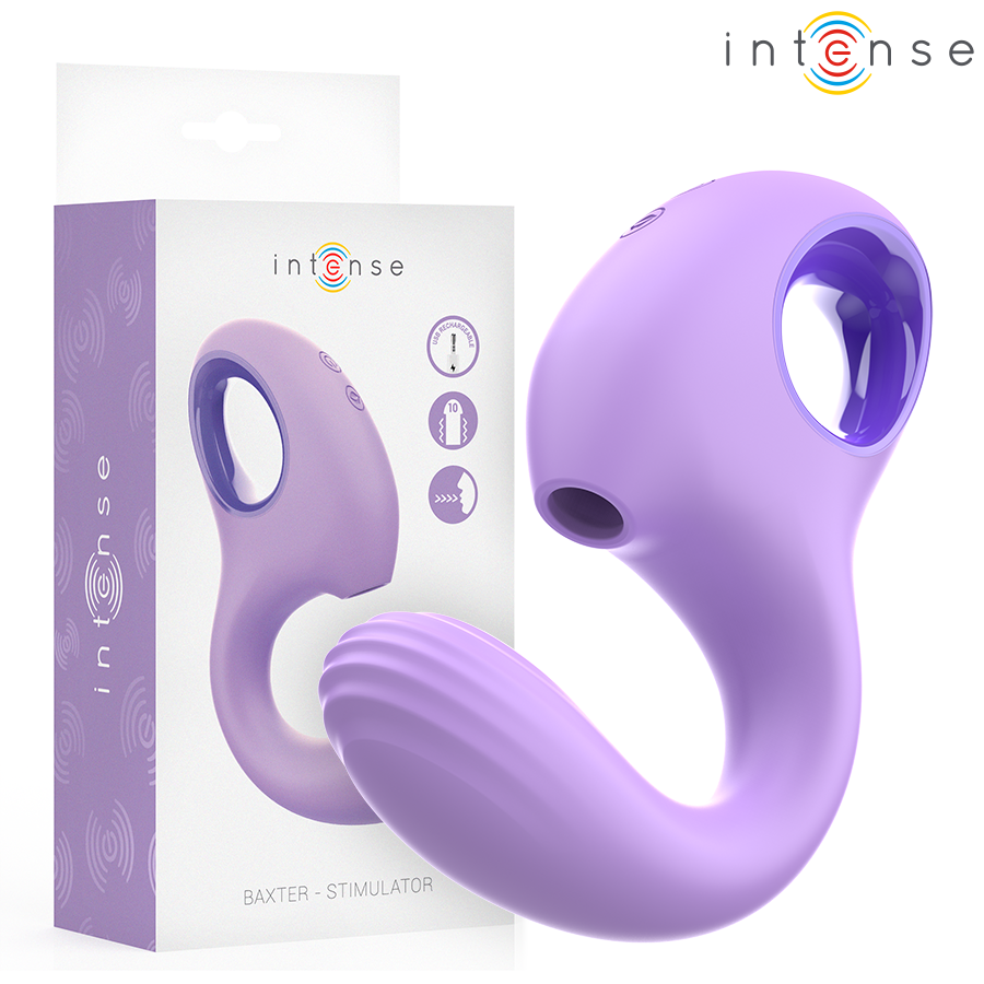 SUGADOR E VIBRADOR BRAXTER - INTENSE