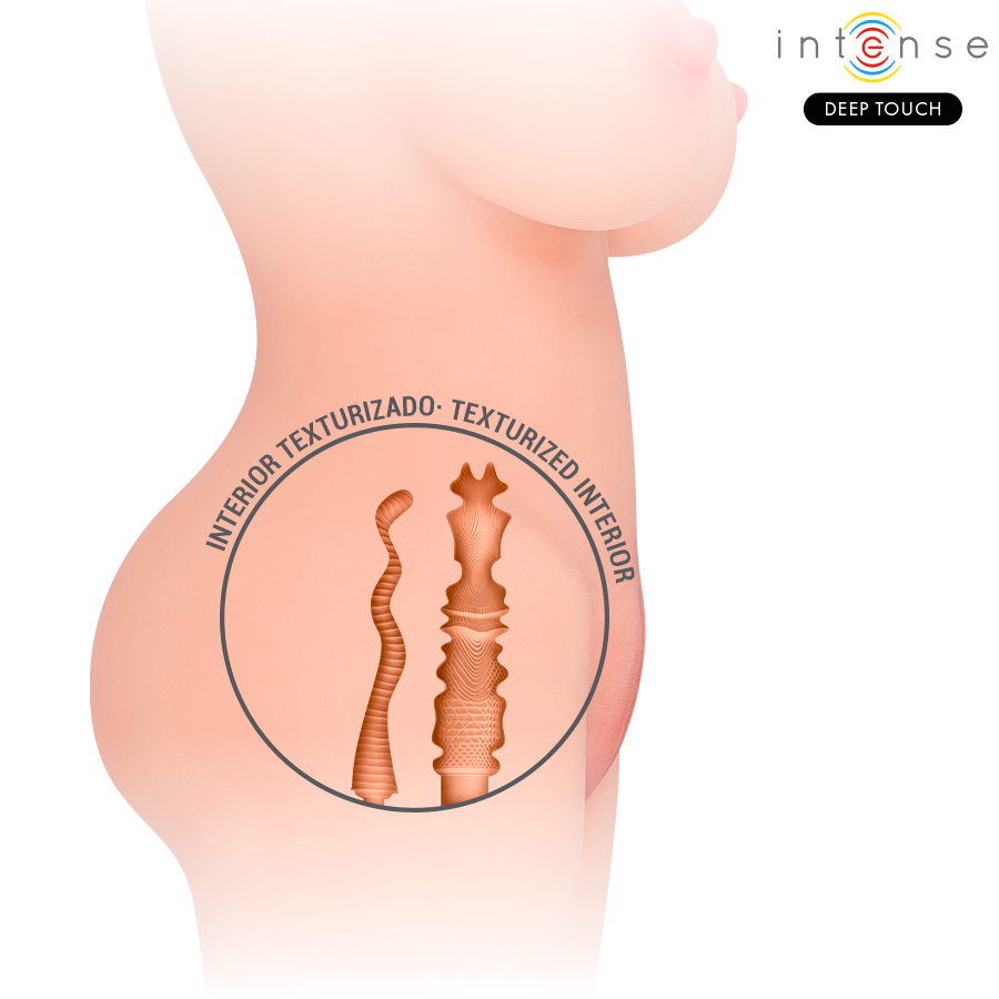 TORSO DE ESTIMULAÇÃO REALISTA TPE JESSE - INTENSE