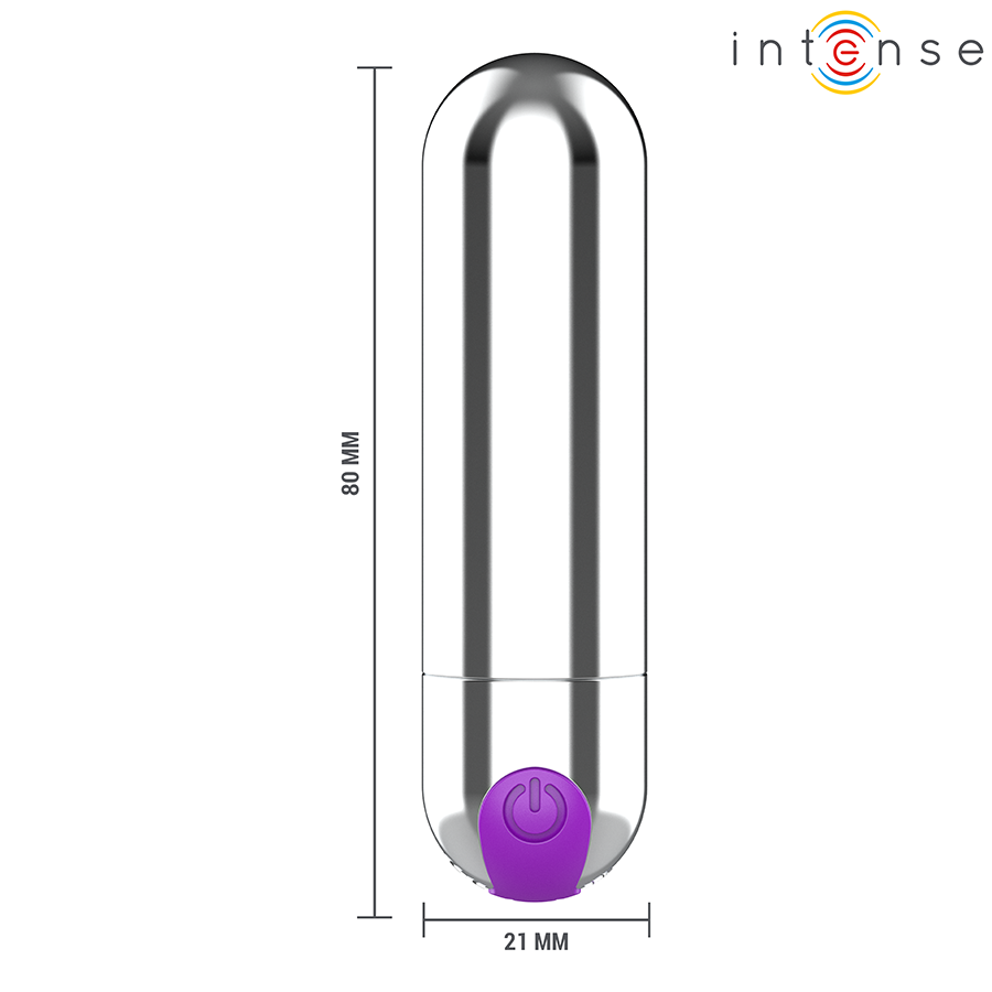 MINI VIBRADOR RECARREGÁVEL KAREN - INTENSE
