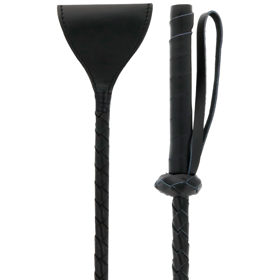 CHICOTE BDSM PONTA EM PVC - DARKNESS 60CM