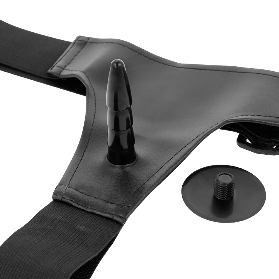 CONJUNTO DE ARNÊS COM FALO REALISTA 18CM/3,5Ø - HARNESS ATTRACTION