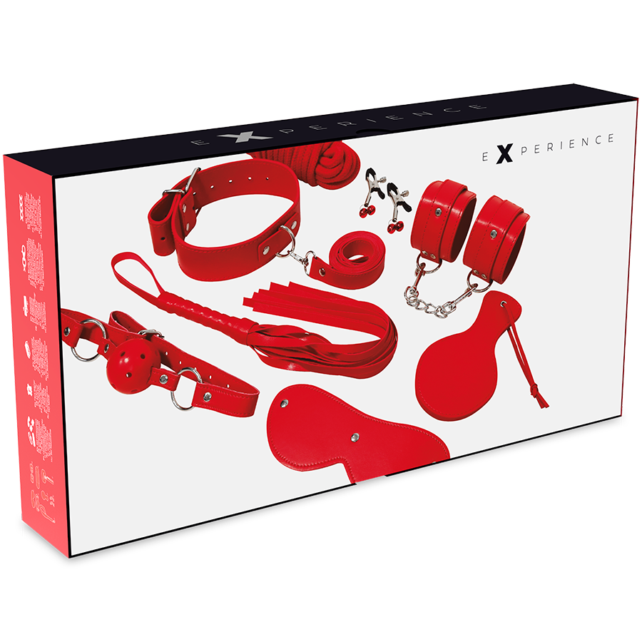 KIT BDSM RED (8 PEÇAS) - EXPERIENCE