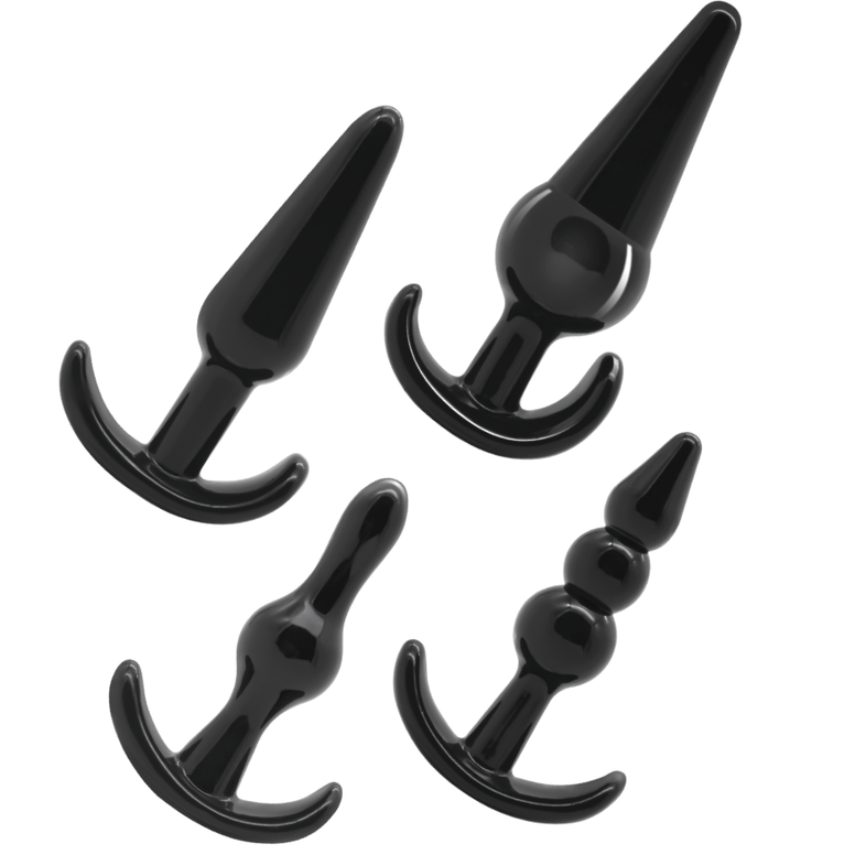 CONJUNTO 4 PLUGS ANAIS - ADDICTED TOYS