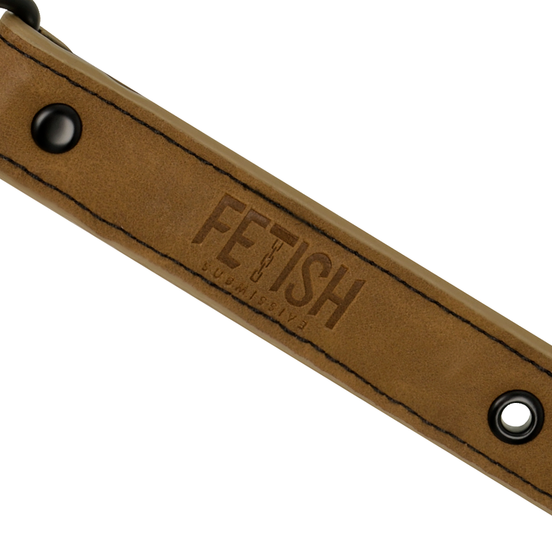 MORDAÇA BDSM EM PELE VEGAN - FETISH SUBMISSIVE